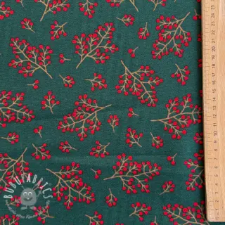 Tessuto decorativo premium Winter berry bloom