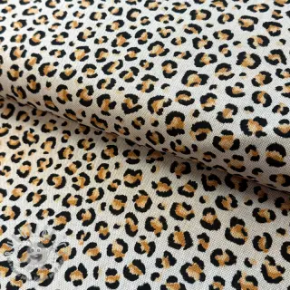 Tessuto decorativo Linenlook Leopard animal small