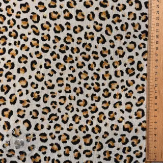 Tessuto decorativo Linenlook Leopard animal small