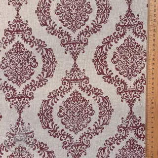 Tessuto decorativo Linenlook Baroque damask charm wine