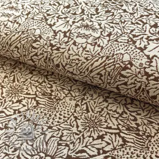 Tessuto decorativo GOBELIN premium Anemone art craft brown