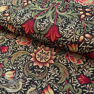 Tessuto decorativo GOBELIN premium Ornate art craft black