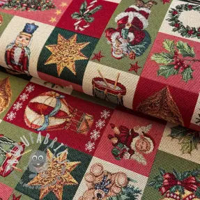 Tessuto decorativo GOBELIN premium Classic Xmas patch