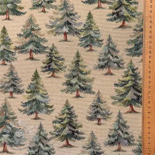 Tessuto decorativo GOBELIN premium Pine forest whispers