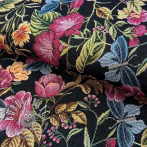 Tessuto decorativo GOBELIN premium Vintage flower garden