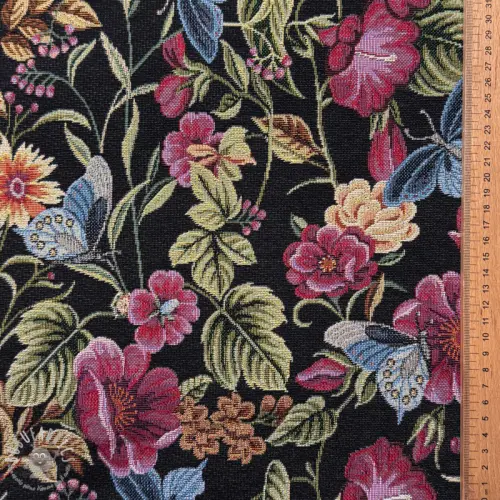 Tessuto decorativo GOBELIN premium Vintage flower garden