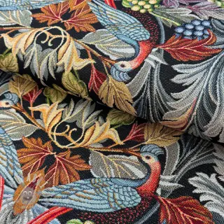 Tessuto decorativo GOBELIN premium Leafy paradise bird
