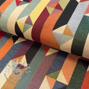 Tessuto decorativo GOBELIN premium Graphic prism block