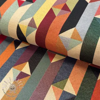 Tessuto decorativo GOBELIN premium Graphic prism block