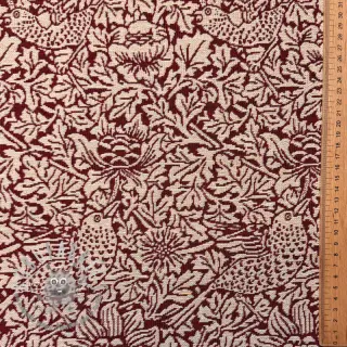 Tessuto decorativo GOBELIN premium Anemone art craft wine