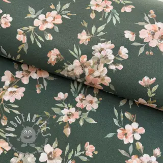 Tessuto decorativo premium Soft painted blossom army digital print