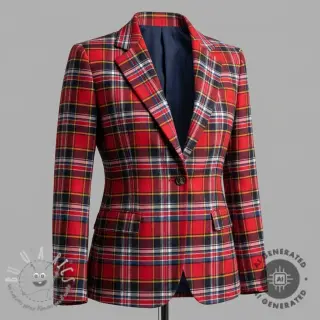 Tessuto di cotone FLANEL YARN DYED BRUSHED CHECK design E