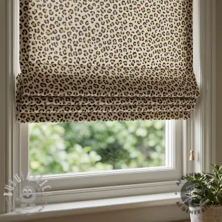 Tessuto decorativo Linenlook Leopard animal small