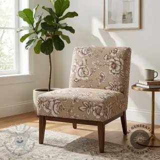 Tessuto decorativo Linenlook Elegant rose bloom yellow