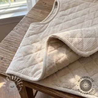 Velluto a coste QUILT sand