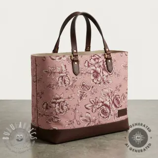 Tessuto decorativo Linenlook Elegant rose bloom wine
