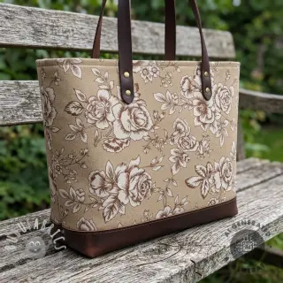 Tessuto decorativo Linenlook Elegant rose bloom yellow