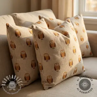 Tessuto decorativo Linenlook Night owl nap