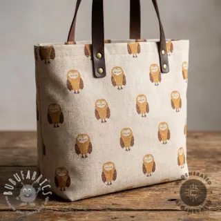 Tessuto decorativo Linenlook Night owl nap