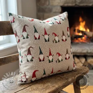 Tessuto decorativo Linenlook Jolly tomte