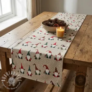 Tessuto decorativo Linenlook Jolly tomte