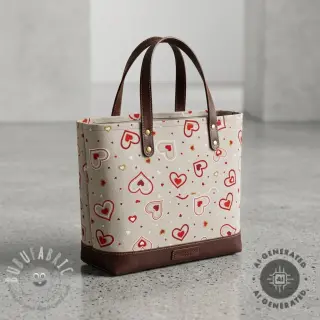 Tessuto decorativo Linenlook Sweet heart joy