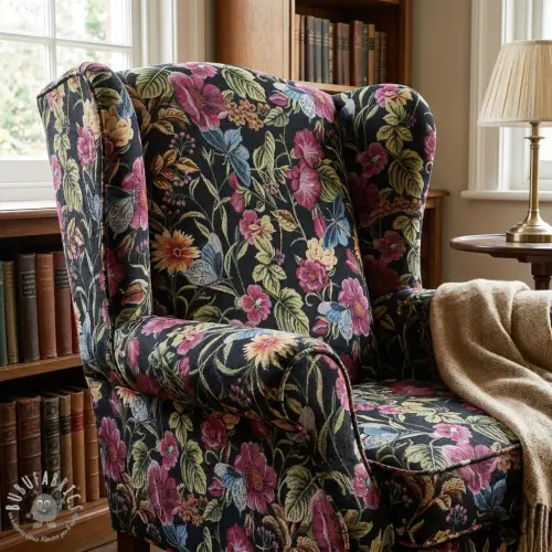 Tessuto decorativo GOBELIN premium Vintage flower garden