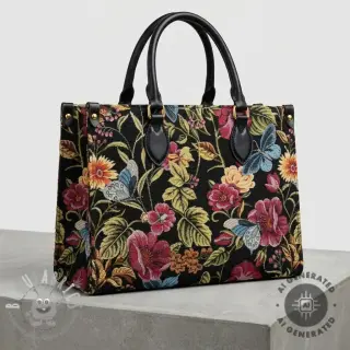 Tessuto decorativo GOBELIN premium Vintage flower garden