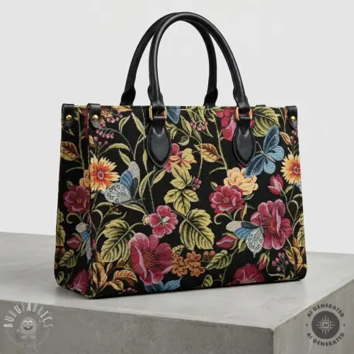 Tessuto decorativo GOBELIN premium Vintage flower garden