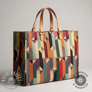 Tessuto decorativo GOBELIN premium Graphic prism block