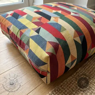 Tessuto decorativo GOBELIN premium Graphic prism block