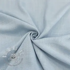 Viscosa con lino WASHED light blue
