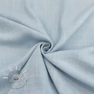 Viscosa con lino WASHED light blue