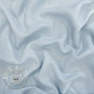 Viscosa con lino WASHED light blue