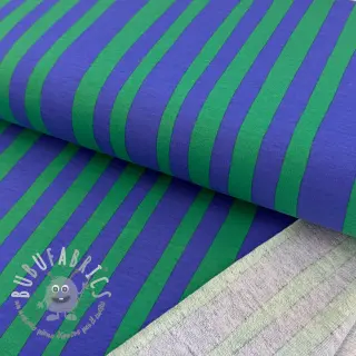 Felpa Stripes by JENNIFER BOURON blue green ORGANIC