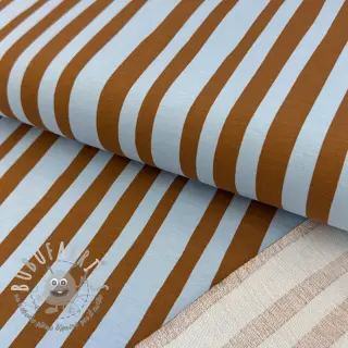 Felpa Stripes by JENNIFER BOURON blue brown ORGANIC
