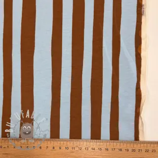 Felpa Stripes by JENNIFER BOURON blue brown ORGANIC