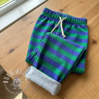 Felpa Stripes by JENNIFER BOURON blue green ORGANIC