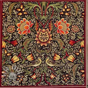 Tessuto decorativo GOBELIN premium Graceful art craft black PANEL