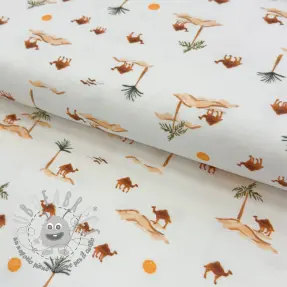 Jersey Safari off white design B digital print