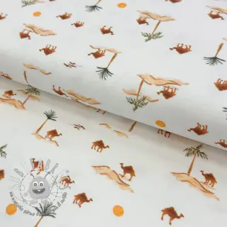 Jersey Safari off white design B digital print