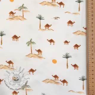 Jersey Safari off white design B digital print