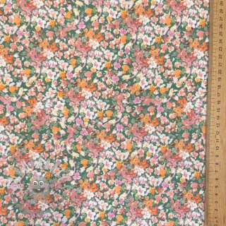Jersey Tossed small flowers sage digital print