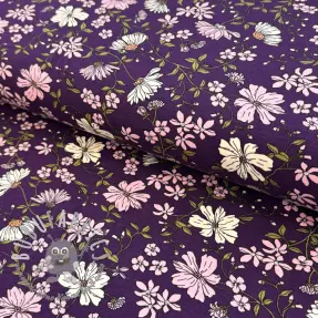 Jersey Flowers purple