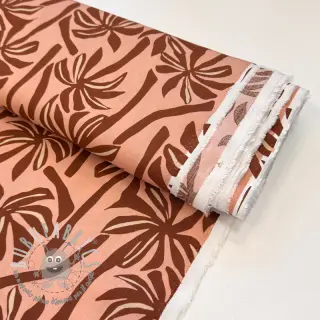 Viscosa RADIANCE Palmtrees peach