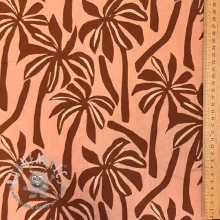 Viscosa RADIANCE Palmtrees peach