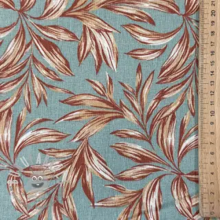 Lino con viscosa WASHED Leaves old green