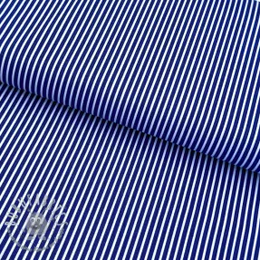 Tessuto di cotone Stripes cobalt