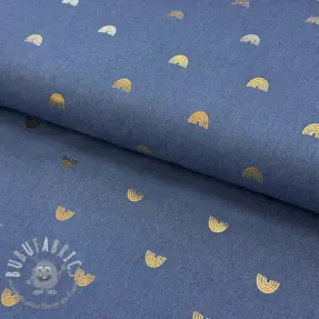 JEANS FOIL Rainbow indigo blue