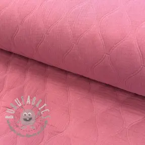 Mussola/Doppia garza QUILT Wave mauve